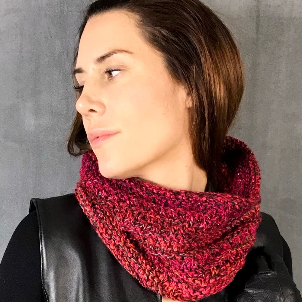 Handmade Eternity Style Neck Warmer for Men & Women (K01-2H) New Without Tags